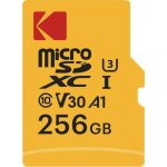 Carte mémoire micro sd - kodak - 256gb - classe 10 - haute performance - adaptateur inclus Carte mémoire micro sd - kodak - 256gb - classe 10 - haute performance - adaptateur inclus