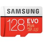 Carte mmoire micro sd samsung evo plus 128 go - vitesse de lecture et dcriture 95 mo / s