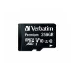 Carte m�moire micro sdxc verbatim premium 256go - classe 10