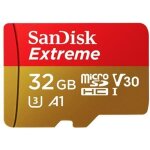 Carte m�moire microsd - sandisk - extreme - 32 go - u3 c10 a1 v30 - 100 mo / s