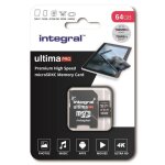 Carte mémoire microsdxc uhs - i integral memory premium high speed v30 uhs - i u3 64 go Carte mémoire microsdxc uhs - i integral memory premium high speed v30 uhs - i u3 64 go