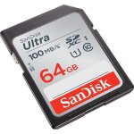Carte m�moire sdhc sandisk ultra 64go - performances denregistrement vid�o exceptionnelles - classe 10 ...