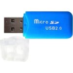 Carte mmoire usb 2. 0 high speed ??sd tf t - flash lecteur adaptateur pratique durable bleu pratique ...