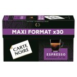 Carte noire caf� capsules espresso puissant n�11 compatible nespresso - boite de 30 capsules - 168g