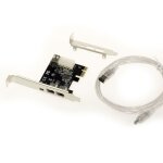 Kalea - informatique pci express pcie controleur firewire 400 ieee1394a - chipset via + cordon ilink