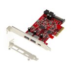 Carte pcie - non spcifi - 2 ports usb 3. 1 type a - 1 port usb 3. 1 type c - 1 port interne usb 3. ...