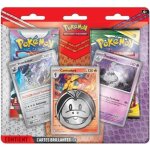 Cartes pokmon - asmodee - pack 2 boosters octobre 2023 - 3 cartes brillantes - code jcc inclus