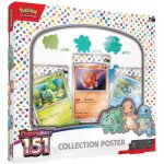 Cartes pokmon coffret poster - asmodee - bulbizarre salamche carapuce - extension carlate et violet ...