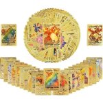 Carte pokemon fran�aise - pokemon - 110 cartes en francais brillantes plaqu�es or - rare - sans doublons ...