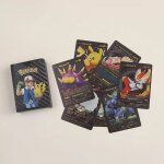 Cartes pok�mon noires lot de 55 cartes - collection sp�ciale avec pikachu & personnages iconiques - cadeau ...