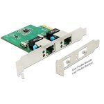 Carte r�seau wlan - delock - interne - 1000 mbit / s - pci express - ethernet / lan