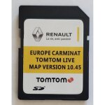 Carte sd navigation gps - europe 2025 - 11. 45 - compatible avec renault tomtom live