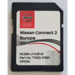 Carte sd navigation gps - nissan - europe 2021 v6 - compatible nissan connect 2 - zones de danger incluses ...