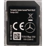 Carte sd gps mercedes garmin map pilot europe 2022 - star2 - v19 - a2139068510