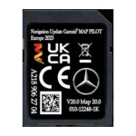 Carte sd navigation gps europe - 2023 v20 - compatible avec mercedes star 1