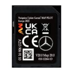 Carte sd navigation gps europe - 2023 v20 - compatible avec mercedes star 2