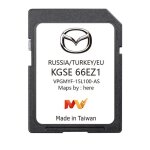 Carte sd navigation gps europe - 2025 - compatible avec mazda kgse