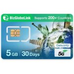 Carte sim prpaye bizglobelink international 5 go 30 jours - eiotclub