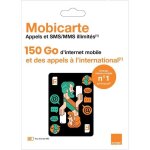 Carte sim pr�pay�e - orange - 150 go internet - appels illimit�s - sms / mms illimit�s - sans engagement ...