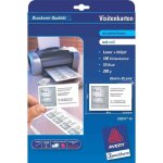 Cartes de visite - avery zweckform - quick & clean - 200 g / m2 - poin�onn� - 10 feuilles a4