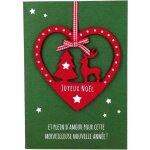 Carte de voeux - ftes de fin dannee - joyeux noel et bonne annee plein damour
