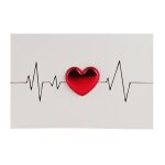 Carte de voeux saint valentin carte de voeux carte damour 3d frstival voeux diy carte postale coeur en ...