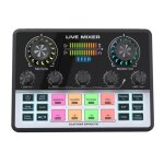 Carte son avec r�duction du bruit - kcvv - v9 dual dsp - mixeur audio - streaming en direct - double ...