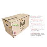 Carton d�m�nagement 50x30x30 cm - 41 l lot de 20 avec poign�es renforc�es double �paisseur lot de 20 ...