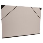 Carton  dessin - brut - 37x52 cm - lastiques - blanc - mixte