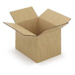 Carton demballage 25 x 25 x 20 cm - double cannelure