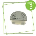 Lot de trois cartouches anti - calcaire centrale vapeur fer  repasser 9178005731 9178020181 beko grundig ...