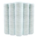 Lot de 5 cartouches bobin�e filtre � eau anti s�diments 9 pouces 3 / 4 - 5 microns compatibles filtre ...
