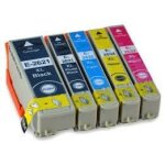 Cartouches dencre gnriques compatibles epson t26 - pack de 5 xl
