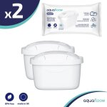 Cartouche filtrante - aquafloow - cartouche pour brita - lot of 2 - remplacement pour brita maxtra style ...
