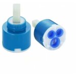 Cartouche mitigeur c�ramique 2 pi�ces 40mm pour robinet salle de bain cuisine (bleu)