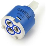 Cartouche de robinet en c�ramique - pzcc - 40 mm - pour mitigeur - c�ramique + abs - temp�rature max ...