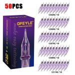 Cartouche tatouage 50 aiguilles jetables multi - tailles #12 (3rl 5rl 7rl 9rl 11rl)