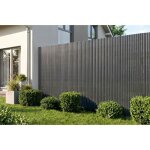 Casanoov canisse pvc viso l. 10m x h. 18m gris anthracite
