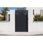 Casanoov portillon acier 1m nali ruivo h. 180cm noir mat