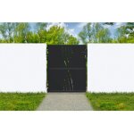Casanoov portillon acier noir mat 1m nali veleta h. 120cm
