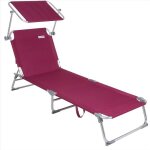 Casaria chaise longue pliable ibiza rouge dossier réglable pare - soleil intégré compacte et transportable ... Casaria chaise longue pliable ibiza rouge dossier réglable pare - soleil intégré compacte et transportable ...