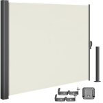 Casaria® paravent extérieur rétractable - detex - brise - vue crème - toile hydrofuge et opaque - 180x300cm ... Casaria® paravent extérieur rétractable - detex - brise - vue crème - toile hydrofuge et opaque - 180x300cm ...