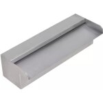 Cascade fontaine - lame deau rectangulaire pour piscine bassin jardin 30 cm acier inoxydable pour piscine ...