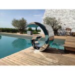 Cascade piscine inox fontaine bassin mod�le california hauteur 70cm