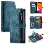 Caseme coque iphone 12 / 12 pro magnetique antichoc etui portefeuille 2 - en - 1 avec stand amovible ...