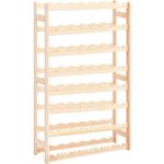 Casier � bouteille meuble range bouteille casier � vin pour 56 bouteilles pin�de