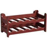 Casier  bouteilles modulable artecsis 12 bouteilles ? cave  vin en plastique 60x28x28 cm (lxlxh) marron ...