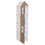 Rangement enfant colonne jute 34x140cm - atmosphera createur dinterieur