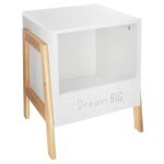 Casier de rangement enfant blanc 33x40cm - atmosphera createur dinterieur