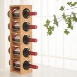Casier  vin en bois yyixingmeuble range bouteille pour 5 bouteilles